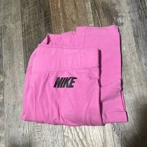Pink cotton nike leggings (low waist)